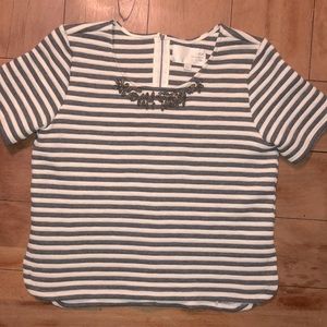 3/$12 JOA Women’s striped with jewels blouse Medium
